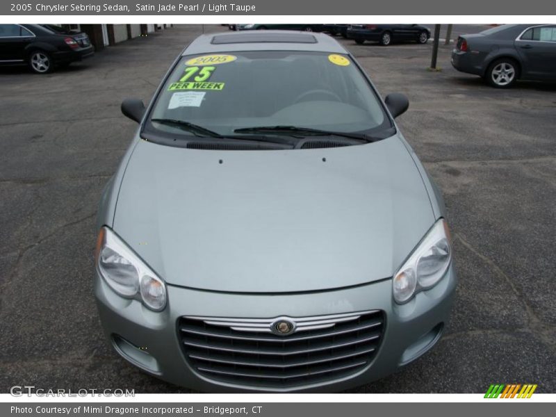 Satin Jade Pearl / Light Taupe 2005 Chrysler Sebring Sedan