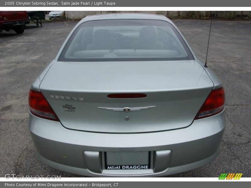 Satin Jade Pearl / Light Taupe 2005 Chrysler Sebring Sedan