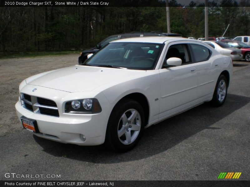 Stone White / Dark Slate Gray 2010 Dodge Charger SXT