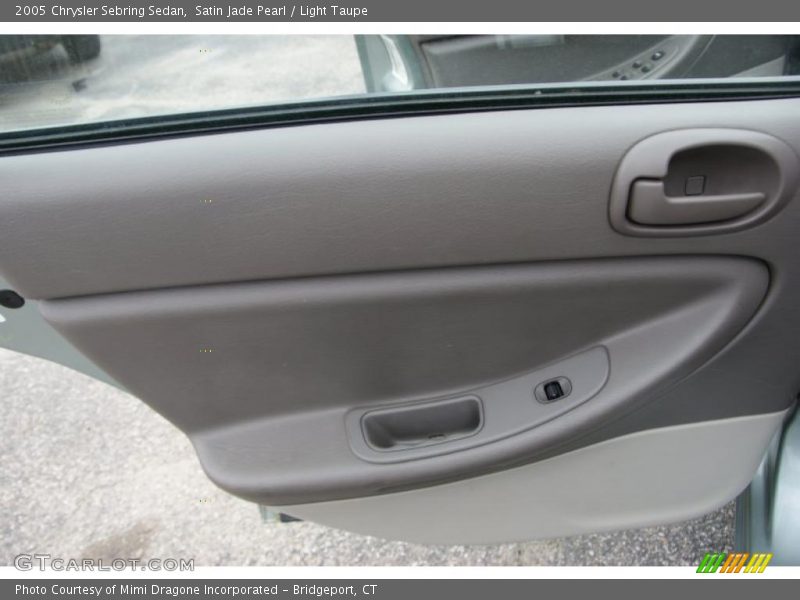 Satin Jade Pearl / Light Taupe 2005 Chrysler Sebring Sedan