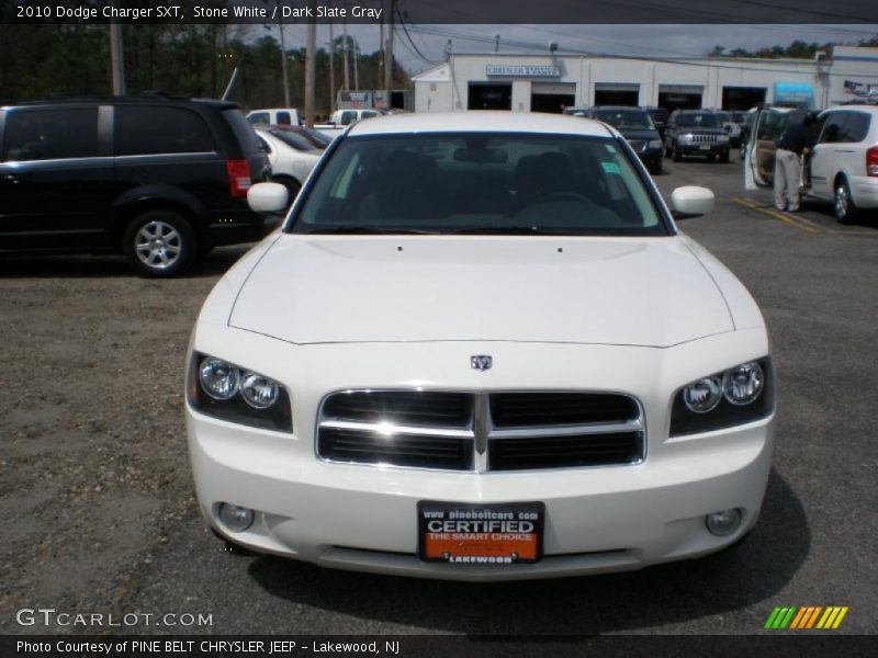 Stone White / Dark Slate Gray 2010 Dodge Charger SXT