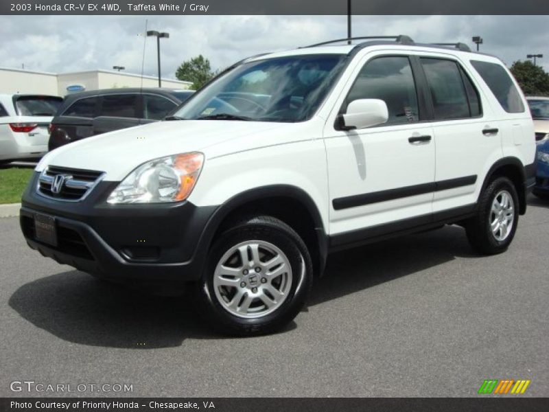 Taffeta White / Gray 2003 Honda CR-V EX 4WD