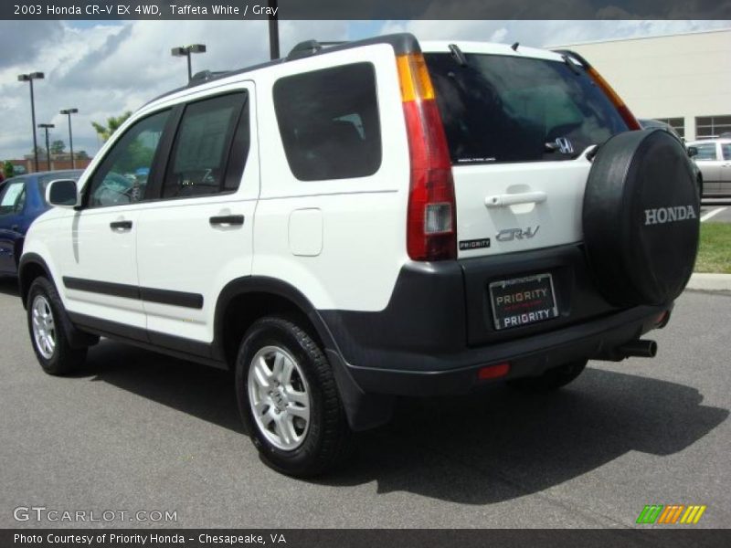Taffeta White / Gray 2003 Honda CR-V EX 4WD