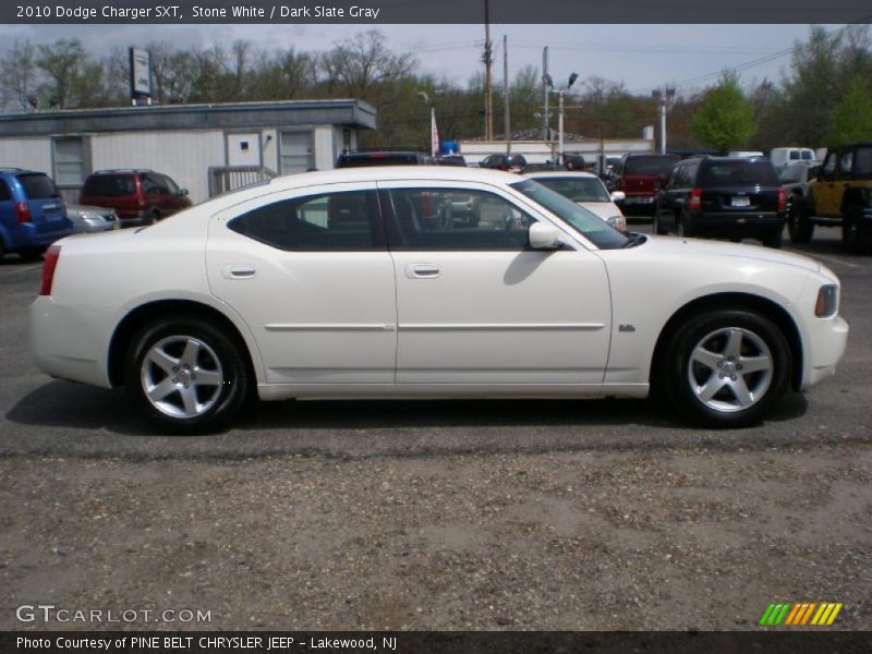 Stone White / Dark Slate Gray 2010 Dodge Charger SXT