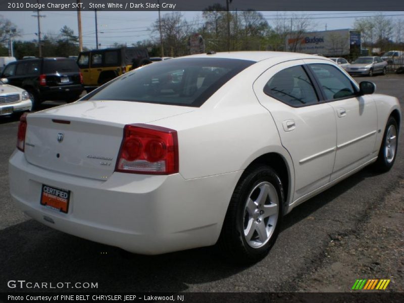 Stone White / Dark Slate Gray 2010 Dodge Charger SXT