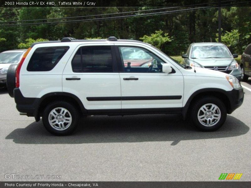 Taffeta White / Gray 2003 Honda CR-V EX 4WD