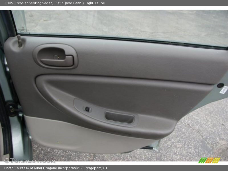 Satin Jade Pearl / Light Taupe 2005 Chrysler Sebring Sedan