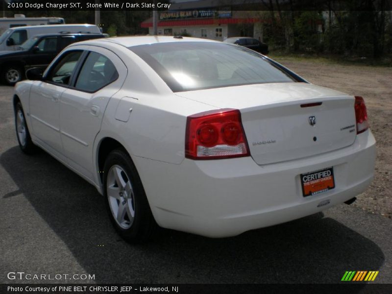 Stone White / Dark Slate Gray 2010 Dodge Charger SXT