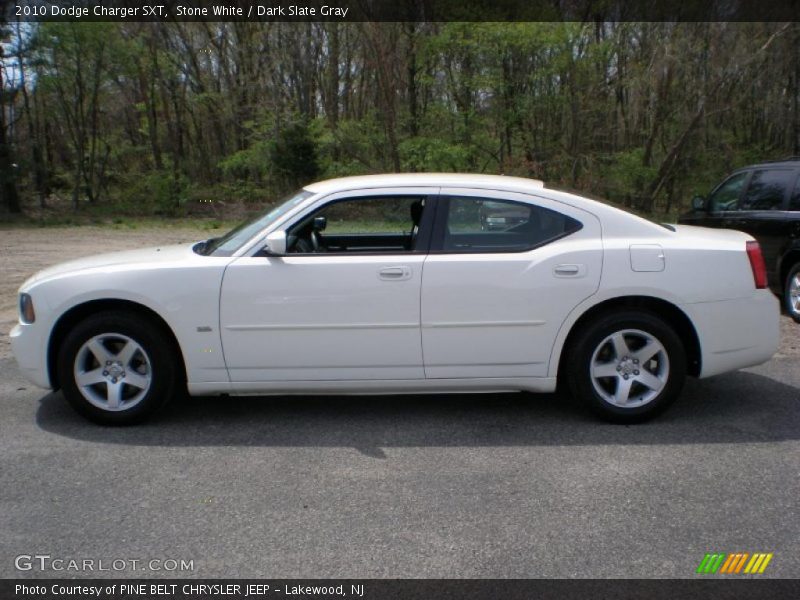 Stone White / Dark Slate Gray 2010 Dodge Charger SXT