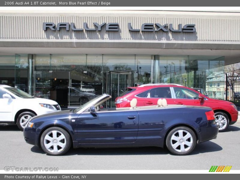 Moro Blue Pearl Effect / Beige 2006 Audi A4 1.8T Cabriolet