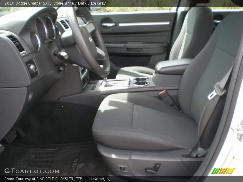 Stone White / Dark Slate Gray 2010 Dodge Charger SXT
