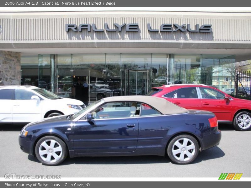 Moro Blue Pearl Effect / Beige 2006 Audi A4 1.8T Cabriolet