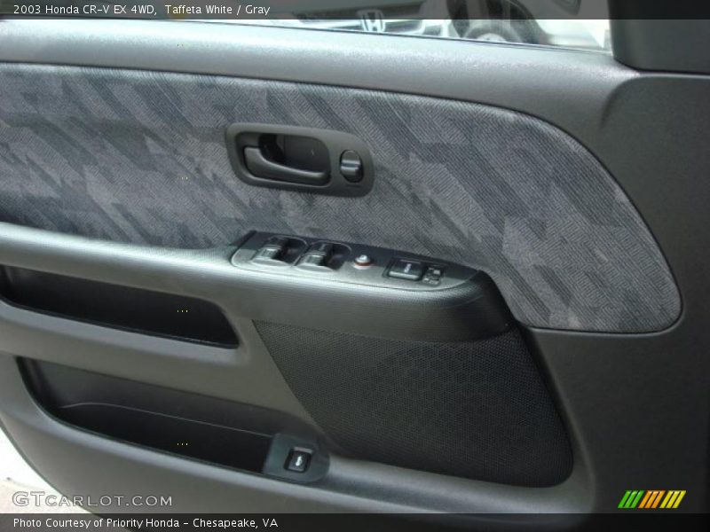 Taffeta White / Gray 2003 Honda CR-V EX 4WD