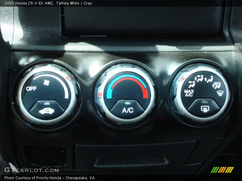 Taffeta White / Gray 2003 Honda CR-V EX 4WD