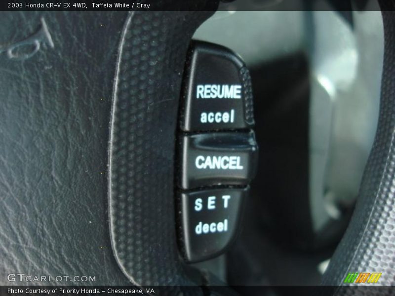 Taffeta White / Gray 2003 Honda CR-V EX 4WD
