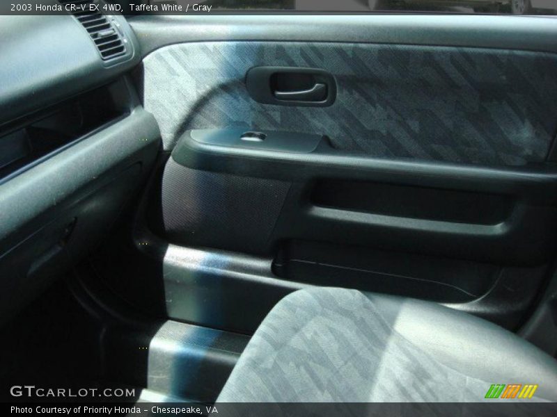 Taffeta White / Gray 2003 Honda CR-V EX 4WD