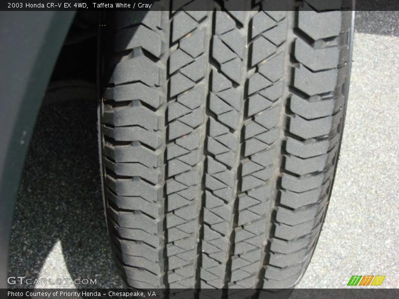 Taffeta White / Gray 2003 Honda CR-V EX 4WD
