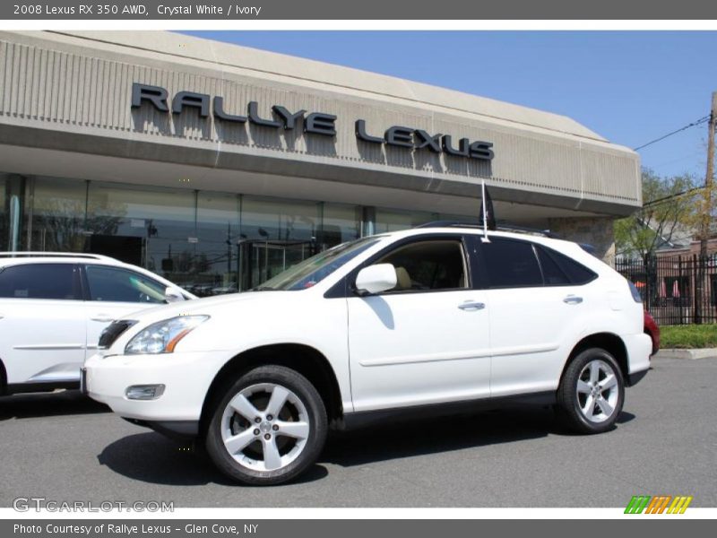 Crystal White / Ivory 2008 Lexus RX 350 AWD