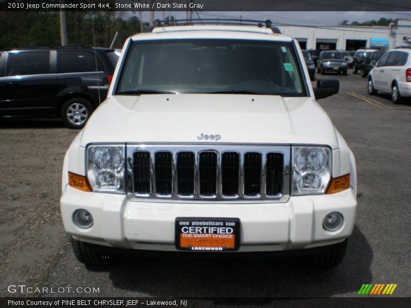 Stone White / Dark Slate Gray 2010 Jeep Commander Sport 4x4