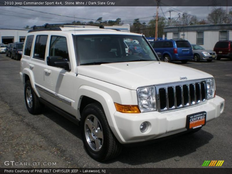 Stone White / Dark Slate Gray 2010 Jeep Commander Sport 4x4