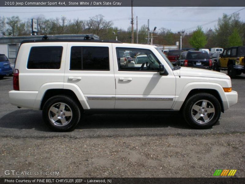 Stone White / Dark Slate Gray 2010 Jeep Commander Sport 4x4