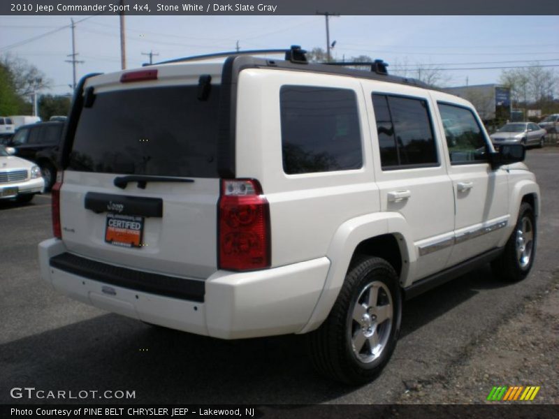 Stone White / Dark Slate Gray 2010 Jeep Commander Sport 4x4