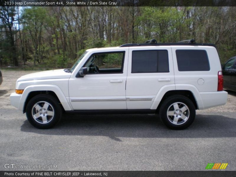 Stone White / Dark Slate Gray 2010 Jeep Commander Sport 4x4