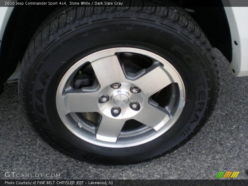 Stone White / Dark Slate Gray 2010 Jeep Commander Sport 4x4