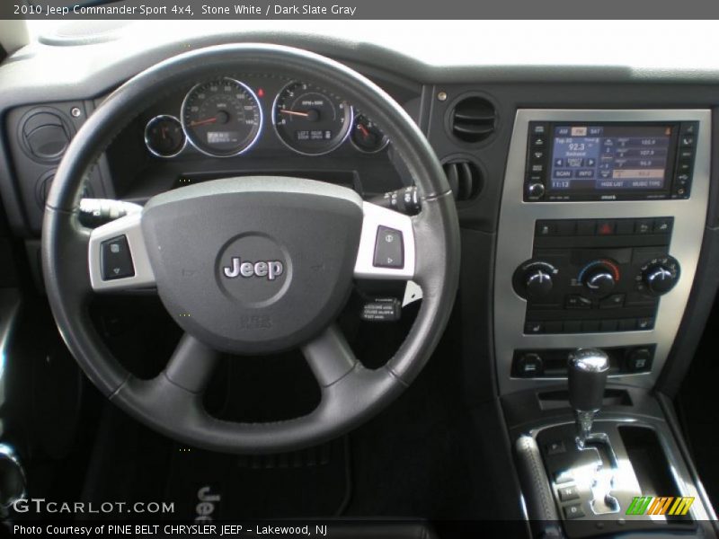 Stone White / Dark Slate Gray 2010 Jeep Commander Sport 4x4