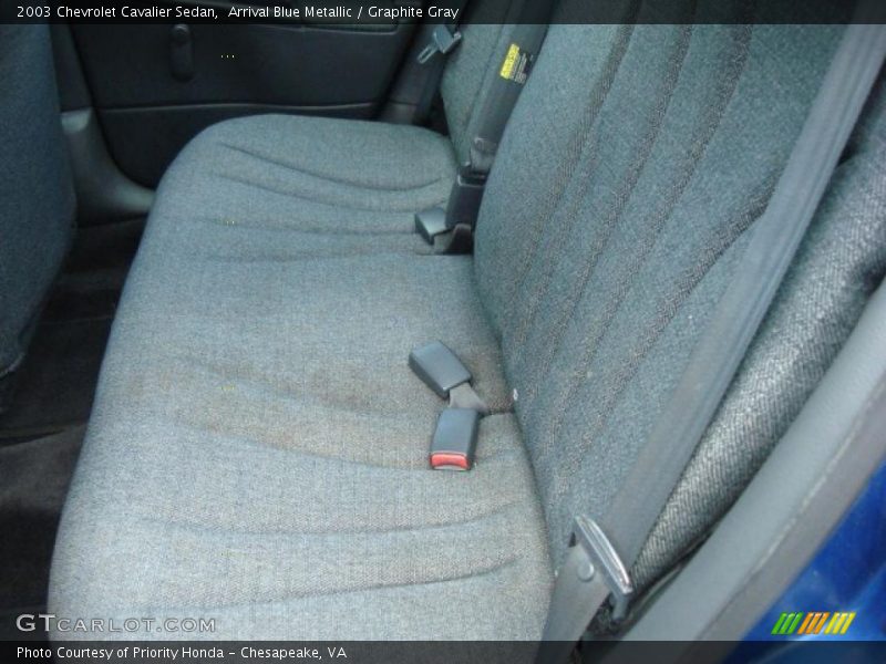 Arrival Blue Metallic / Graphite Gray 2003 Chevrolet Cavalier Sedan