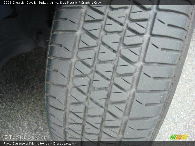 Arrival Blue Metallic / Graphite Gray 2003 Chevrolet Cavalier Sedan