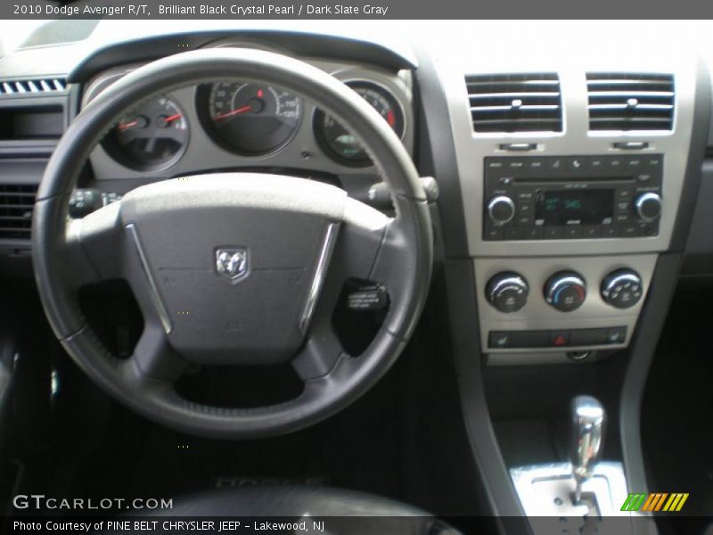 Brilliant Black Crystal Pearl / Dark Slate Gray 2010 Dodge Avenger R/T