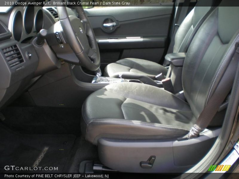 Brilliant Black Crystal Pearl / Dark Slate Gray 2010 Dodge Avenger R/T