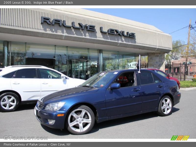 Indigo Ink Blue Pearl / Black 2005 Lexus IS 300