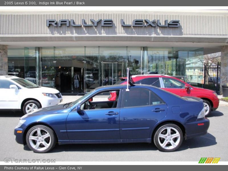Indigo Ink Blue Pearl / Black 2005 Lexus IS 300