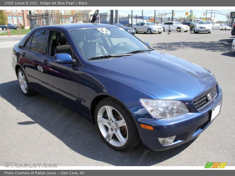 Indigo Ink Blue Pearl / Black 2005 Lexus IS 300