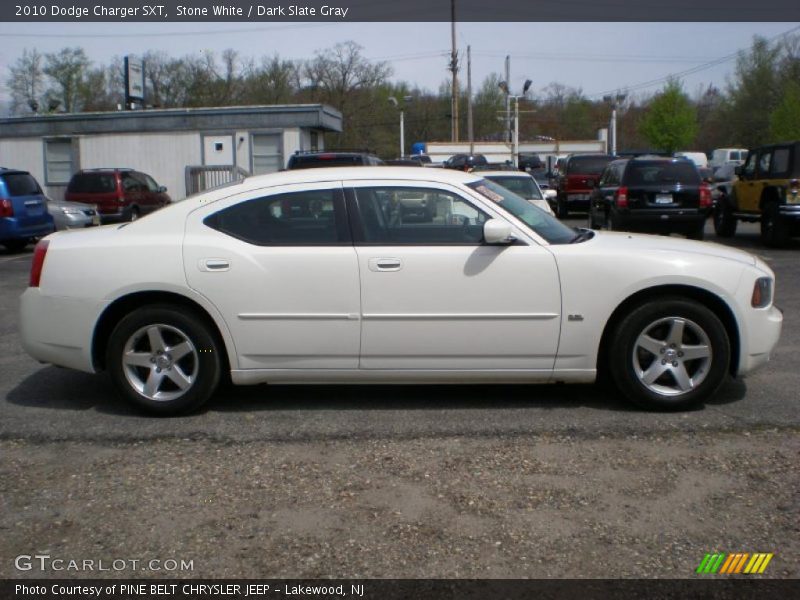 Stone White / Dark Slate Gray 2010 Dodge Charger SXT