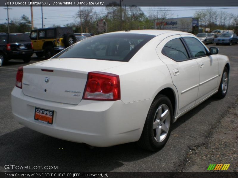 Stone White / Dark Slate Gray 2010 Dodge Charger SXT
