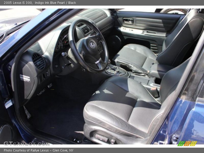Indigo Ink Blue Pearl / Black 2005 Lexus IS 300