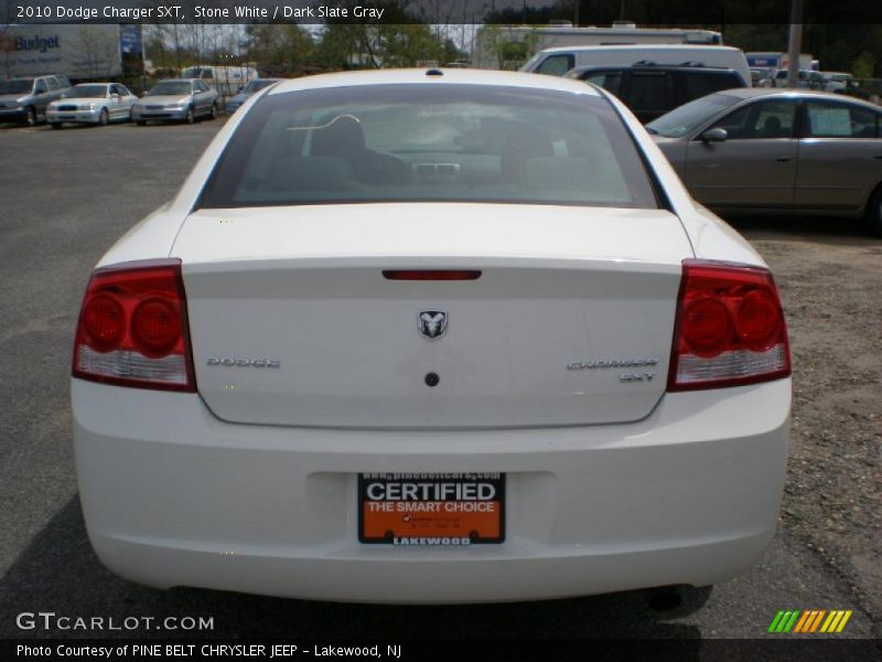 Stone White / Dark Slate Gray 2010 Dodge Charger SXT