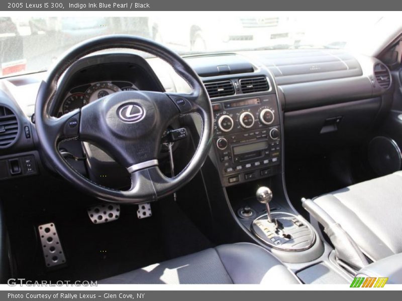 Indigo Ink Blue Pearl / Black 2005 Lexus IS 300