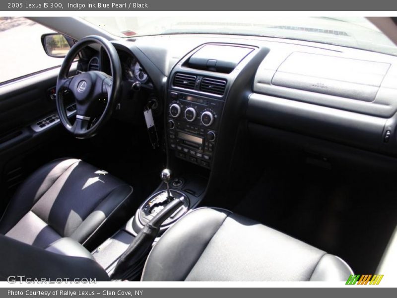 Indigo Ink Blue Pearl / Black 2005 Lexus IS 300