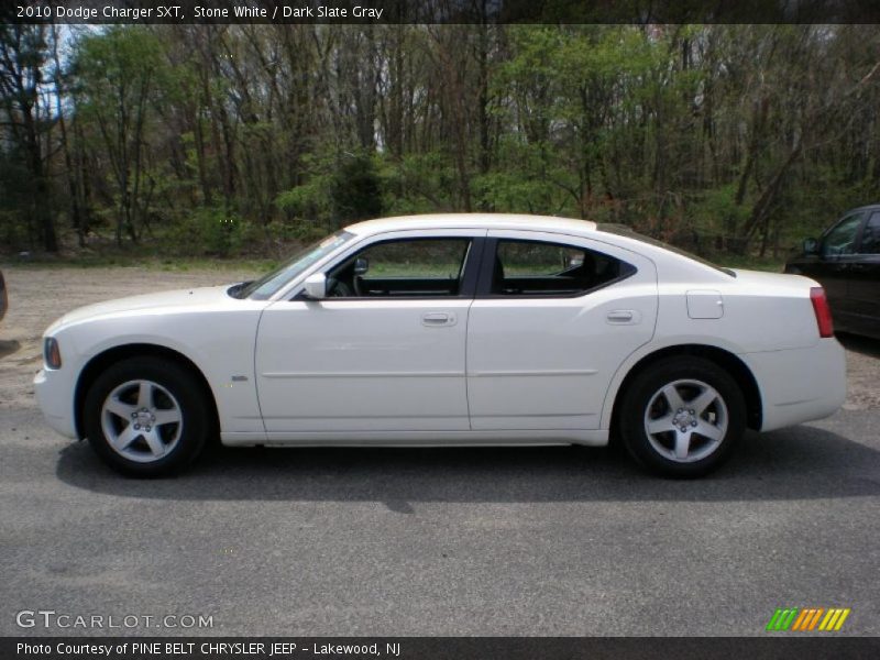 Stone White / Dark Slate Gray 2010 Dodge Charger SXT