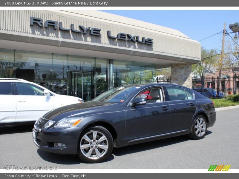 Smoky Granite Mica / Light Gray 2008 Lexus GS 350 AWD