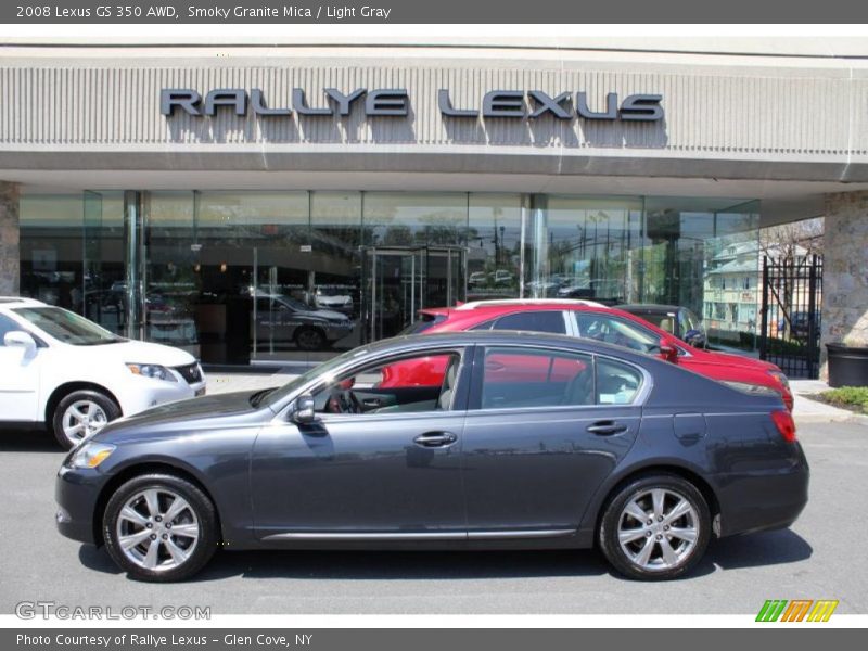 Smoky Granite Mica / Light Gray 2008 Lexus GS 350 AWD