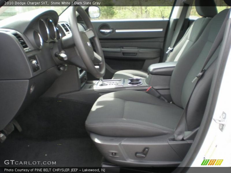 Stone White / Dark Slate Gray 2010 Dodge Charger SXT