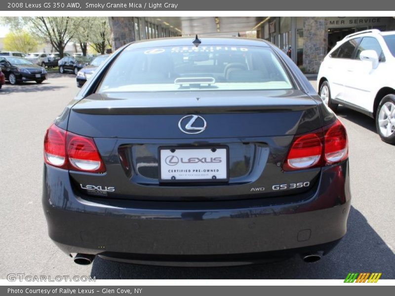 Smoky Granite Mica / Light Gray 2008 Lexus GS 350 AWD