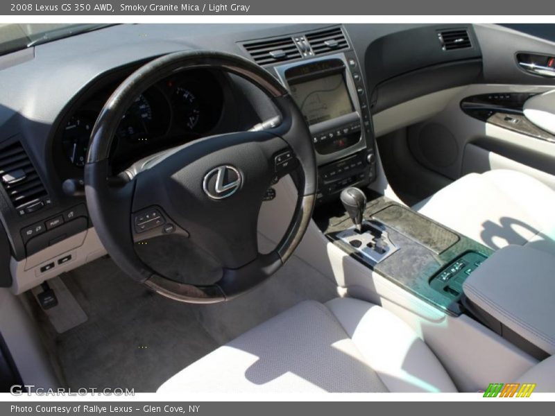 Smoky Granite Mica / Light Gray 2008 Lexus GS 350 AWD