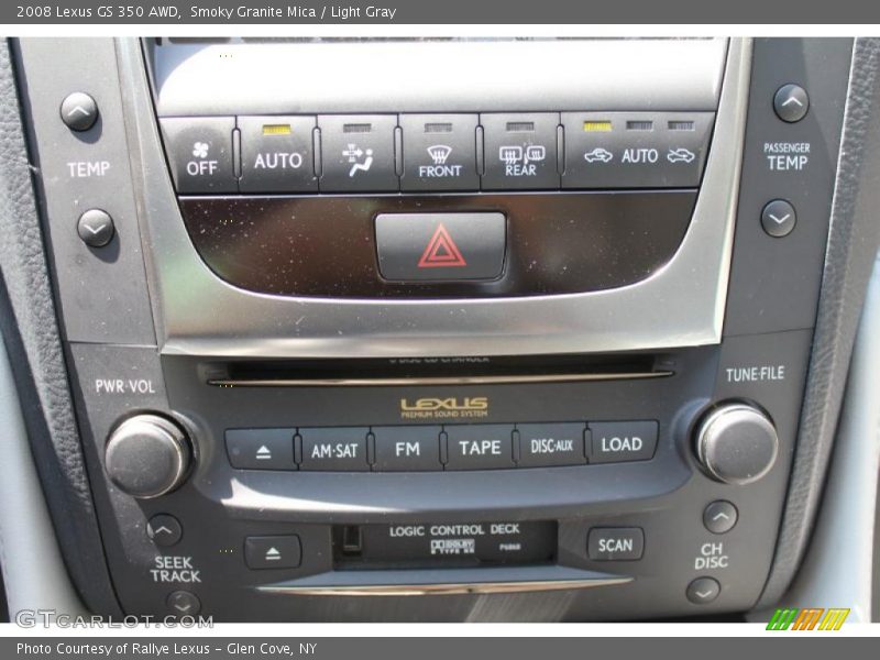 Smoky Granite Mica / Light Gray 2008 Lexus GS 350 AWD