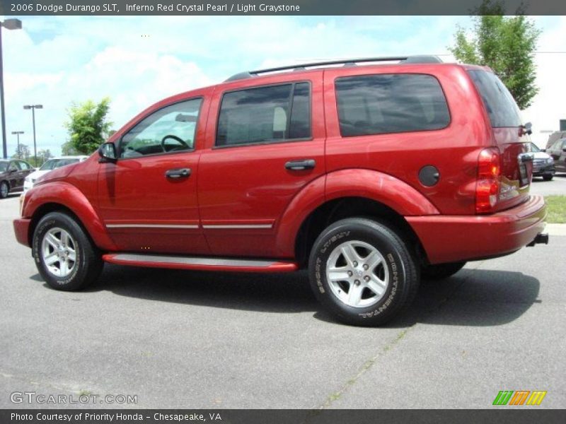 Inferno Red Crystal Pearl / Light Graystone 2006 Dodge Durango SLT